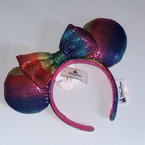 Disney 🌈 Sequin Minnie Mouse Ears Headband